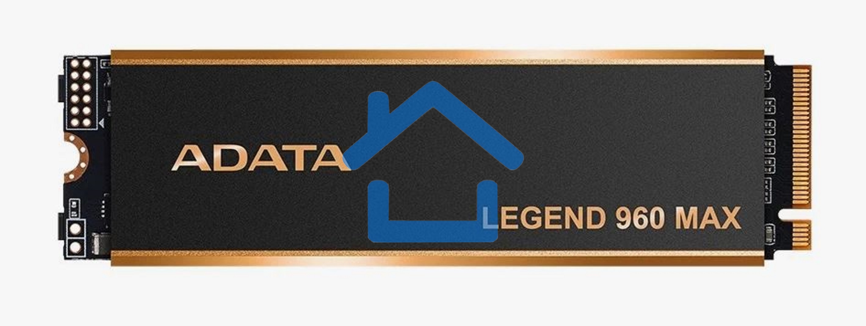 Накопитель SSD   ADATA LEGEND 960 MAX, 4Tb, M.2 2280, PCIe 4.0 x4, NVMe, R/W 7400/6800, с радиатором