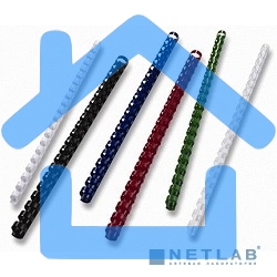 Пружины для переплета пластиковые Office Kit d=10мм 51-70лист A4 черный (100шт) BP2020