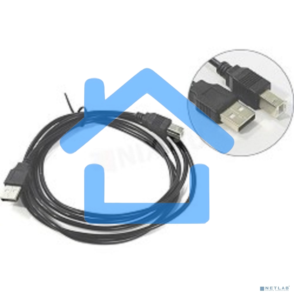 Кабель ExeGate EX138939RUS Кабель USB 2.0 A-->B 1.8м ExeGate