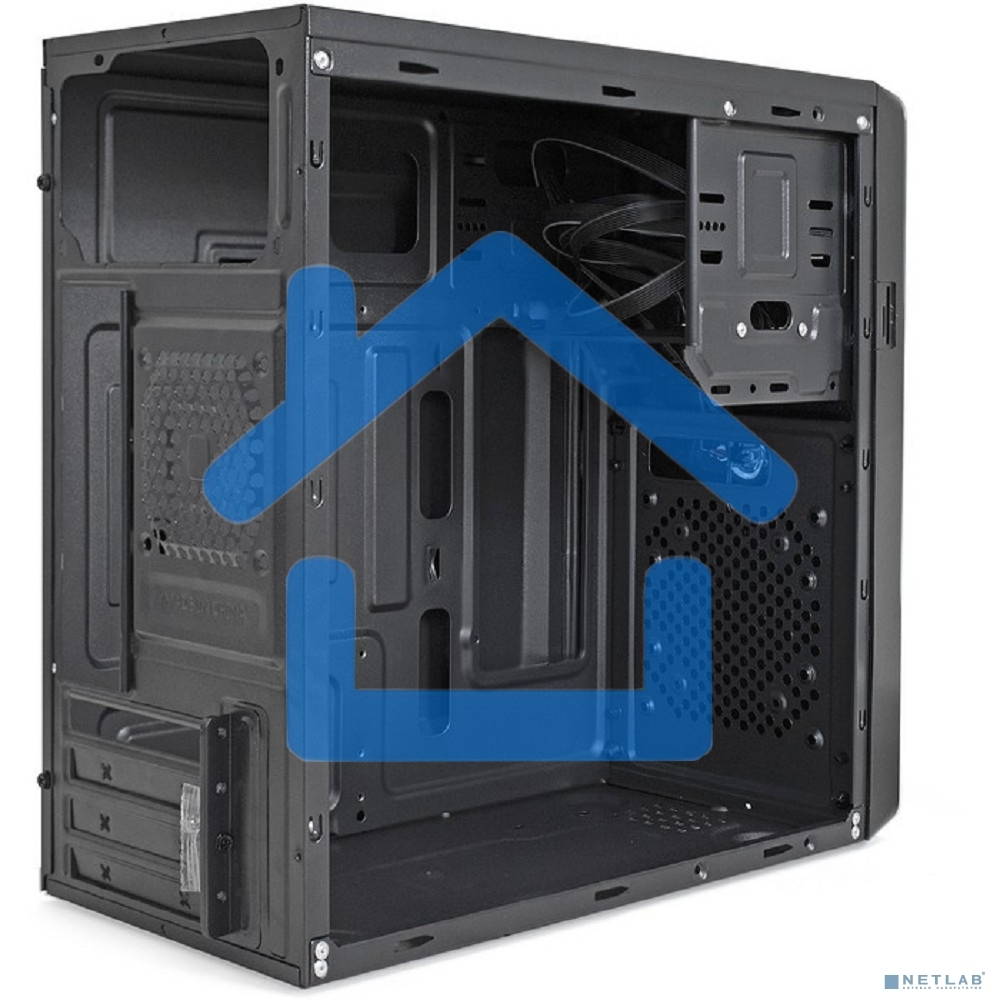 Компьютерный корпус Minitower ExeGate EX286441RUS BA-309U2-500W-8 (mATX, БП AA500 с вент. 8см, 1*USB+2*USB 3.0, HD аудио, черный)