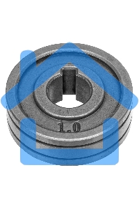 Подающий ролик, V профиль под стальную проволоку 0,8-1мм, 2 шт Denzel