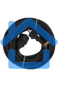 Удлинитель-шнур силовой Top Series, КГТТ, 20м, 1 розетка, 3*1,5 мм Denzel