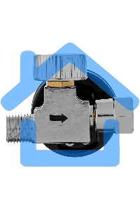 Регулятор давления с манометром для краскораспылителя K1500, 12 бар, 1/4