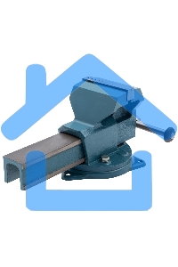 Тиски слесарные, 125 мм, поворотные (Глазов) Россия