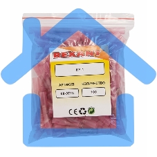 Соединительная гильза изолированная термоусаживаемая L-37 мм 0.5-1 мм² (ГСИ-т 1.0/ГСИ-т 0,5-1,0) красная Rexant