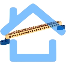 Шина нулевая ШНИ 8х12-24-У2-С на 2-х угл. изол. ИЭК YNN10-812-24C2-K07