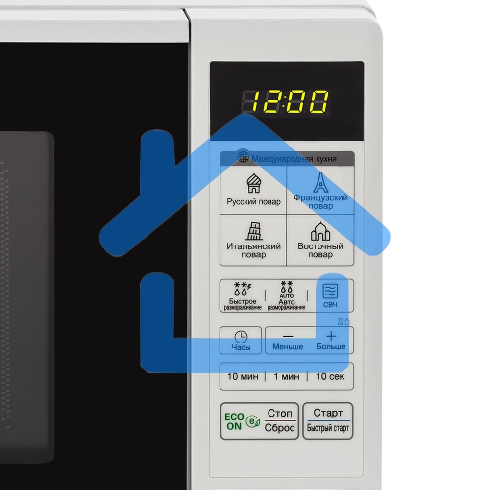 Микроволновая печь LG MS20R42D белый, 20 л, 700 Вт, переключатели - сенсор