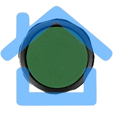 Кнопка EB22 возвратная зеленая NO+NC 230 В Rexant