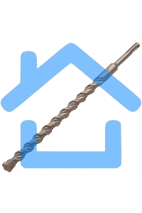 Бур по бетону Denzel двойная спираль, Cobalt W-tip, 18x310 мм, SDS PLUS