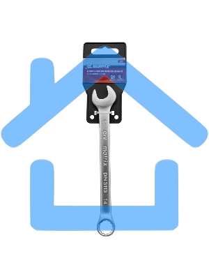 Ключ комбинированный Matrix, 14 мм, CrV, матовый хром