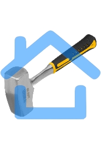 Кувалда Denzel 2 кг, цельнометаллическая, двухкомпонентная рукоятка