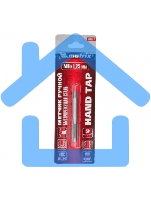 Метчик Matrix ручной М8x1,25 мм, Р6М5