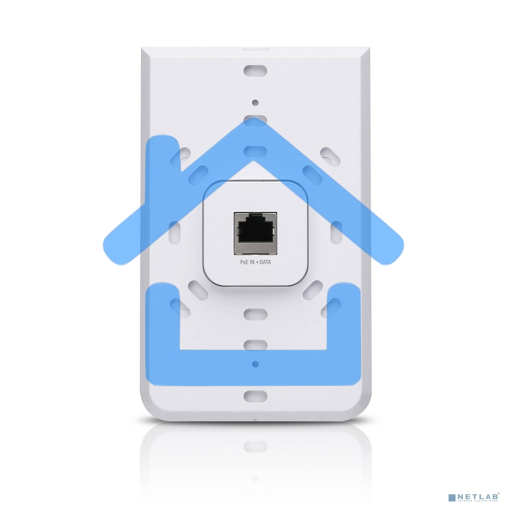 Точка доступаUBIQUITI UAP-IW-HD UniFi AP In-Wall HD Точка доступа 2.4+5 ГГц, ac Wave2, 4х4 MU-MIMO, 5х 1G RJ45, 802.3at/af