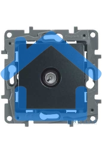 Розетка ETIKA TV оконечная, антрацит