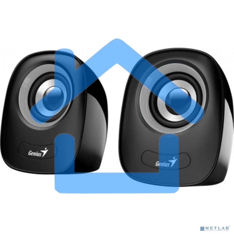 Акустическая система PC speakers Genius SP-Q160,GRAY,USB, 2.0, Power Output 6W, Sensitivity: 80 Db, 3.5 мм jack., серый