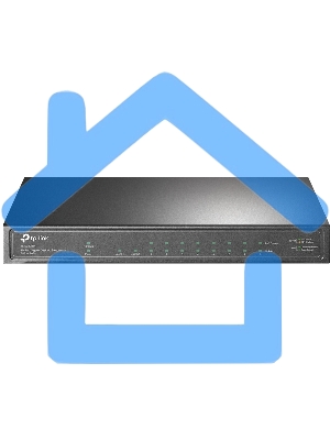 Коммутатор TP-Link TL-SG1210P 10-портовый гигабитный настольный с 8 портами PoE+ SMB