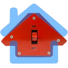 Магнитный угольник-держатель для сварки, отключаемый на 3 угла, усилие 11,3 кг 12-4835 Rexant