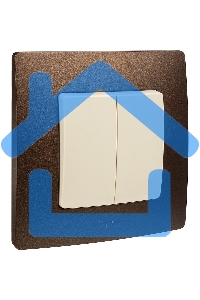 Механизм выключателя 2-кл. СП Etika 10АX безвинт. зажимы сл. кость Leg 672302