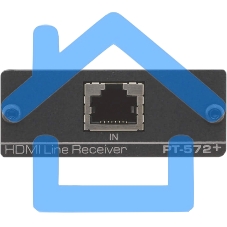 Приемник Kramer Electronics PT-572+ сигнала HDMI из кабеля витой пары (TP), поддержка HDCP и HDTV, HDMI (V.1.4 c 3D, Deep Color, x.v.Color, Lip Sync, HDMI Uncompressed Audio Channels, Dolby TrueHD, DTS-HD) с адаптером питания, 1.65Gbps