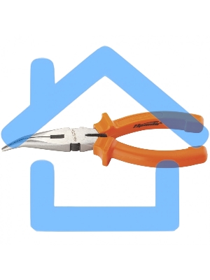 Утконосы SPARTA 17411длинногубцы изогнутые classic 160мм шлифованные пластмассовые рукоятки