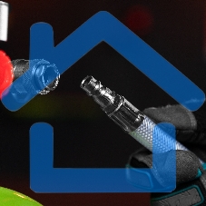 Шланг пневматический ПВХ, 10x16мм, 18 бар, армированный, прозрач., быстросъем, 30м Stels