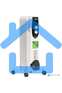 Обогреватель масляный Ballu Classic BOH/CL-05WRN (5 секций), белый, 1000 Вт, 15 м2, термостат