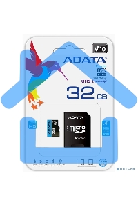 Флеш карта microSD 32Gb ADATA microSDHC Class 10 UHS-I A1 100/20 MB/s (SD адаптер)