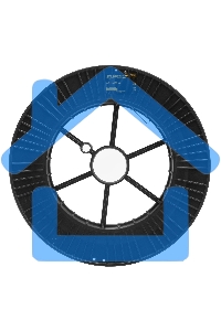 Омедненная проволока Denzel ER70S-6, диам. 1 мм, 15 кг, диам. катушки D300