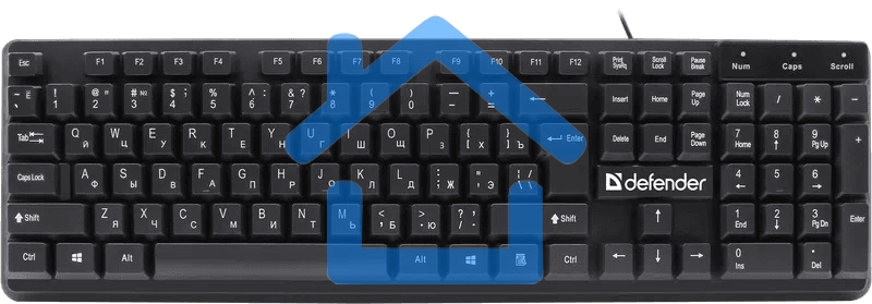 Клавиатура Defender Symbol HB-559 RU проводная USB черный