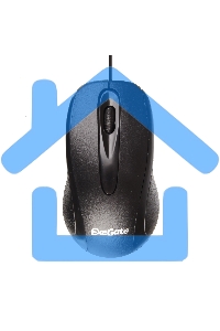 Мышь проводная ExeGate Professional Standard SH-9026 черный, 1000 dpi, USB, кнопки - 3