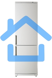 Холодильник Atlant XM-4024-000 белый двухкамерный 246/101л морозилка снизу