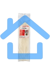 Хомут-стяжкa нейлоновая с тройным замком Rexant 350x4,8 мм, белая, упаковка 100 шт.