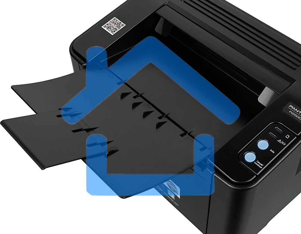 Принтер лазерный Pantum P2500, А4, ч/б, печ. до 22 стр/мин, 1200x1200 dpi, USB