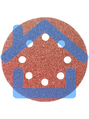 Круг абразивный на ворсовой подложке под 