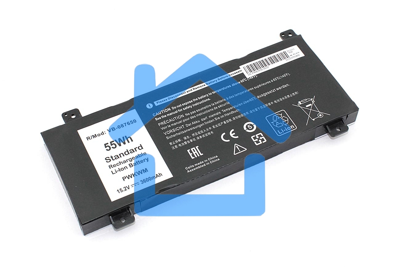 Аккумуляторная батарея для ноутбука Dell Inspiron 14 7466 15.2V 3600mAh OEM