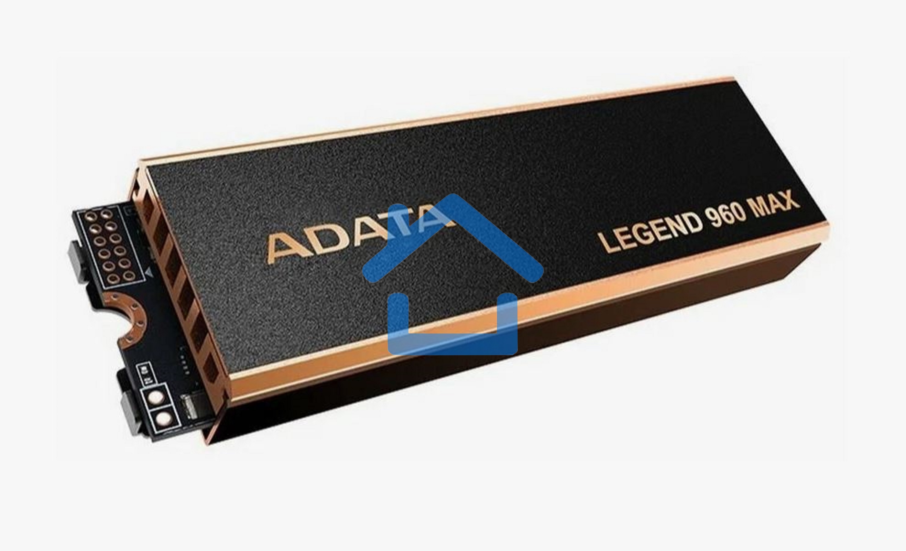 Накопитель SSD   ADATA LEGEND 960 MAX, 4Tb, M.2 2280, PCIe 4.0 x4, NVMe, R/W 7400/6800, с радиатором