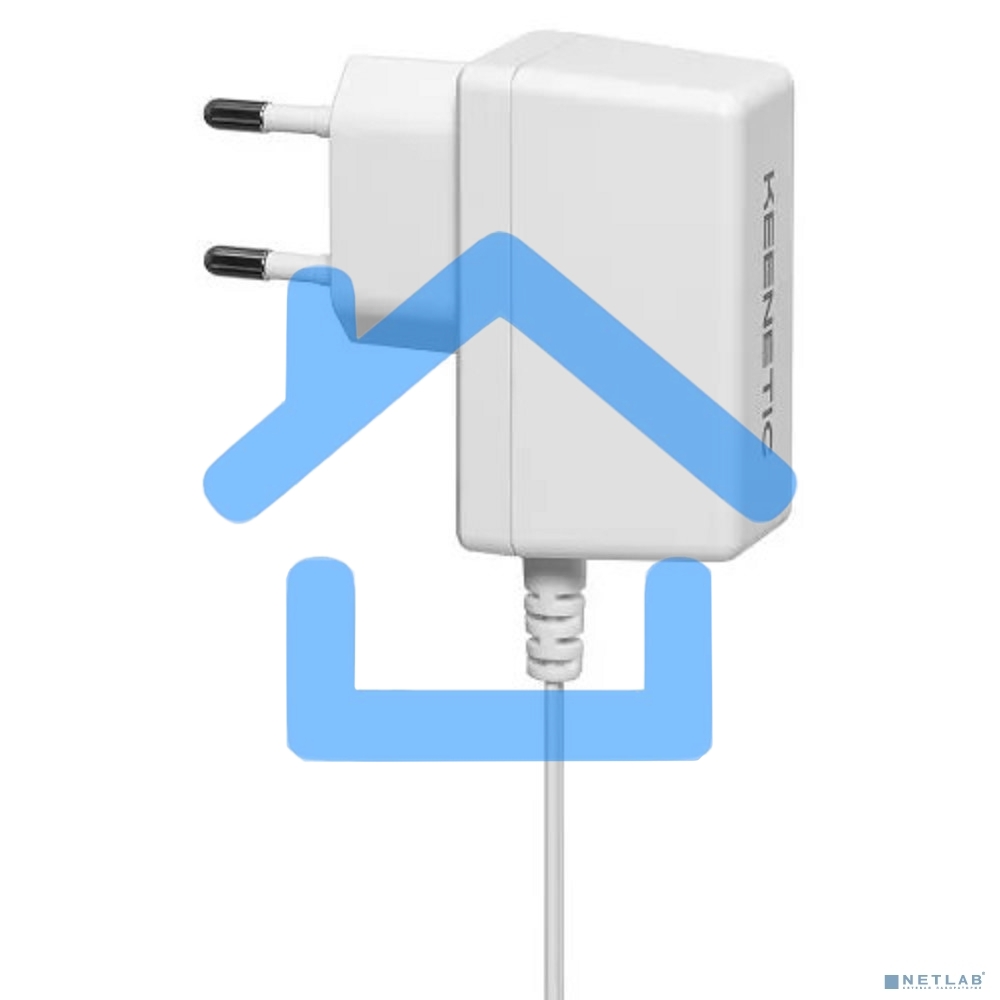 Адаптер питания KEENETIC/ Keenetic PA10 (KPS-1210) Адаптер питания от сети 100–240 В, постоянное выходное напряжение 12 V с током до 1,0 A, для Keenetic c напряжением питания 9 или 12 В и током до 1.0 А
