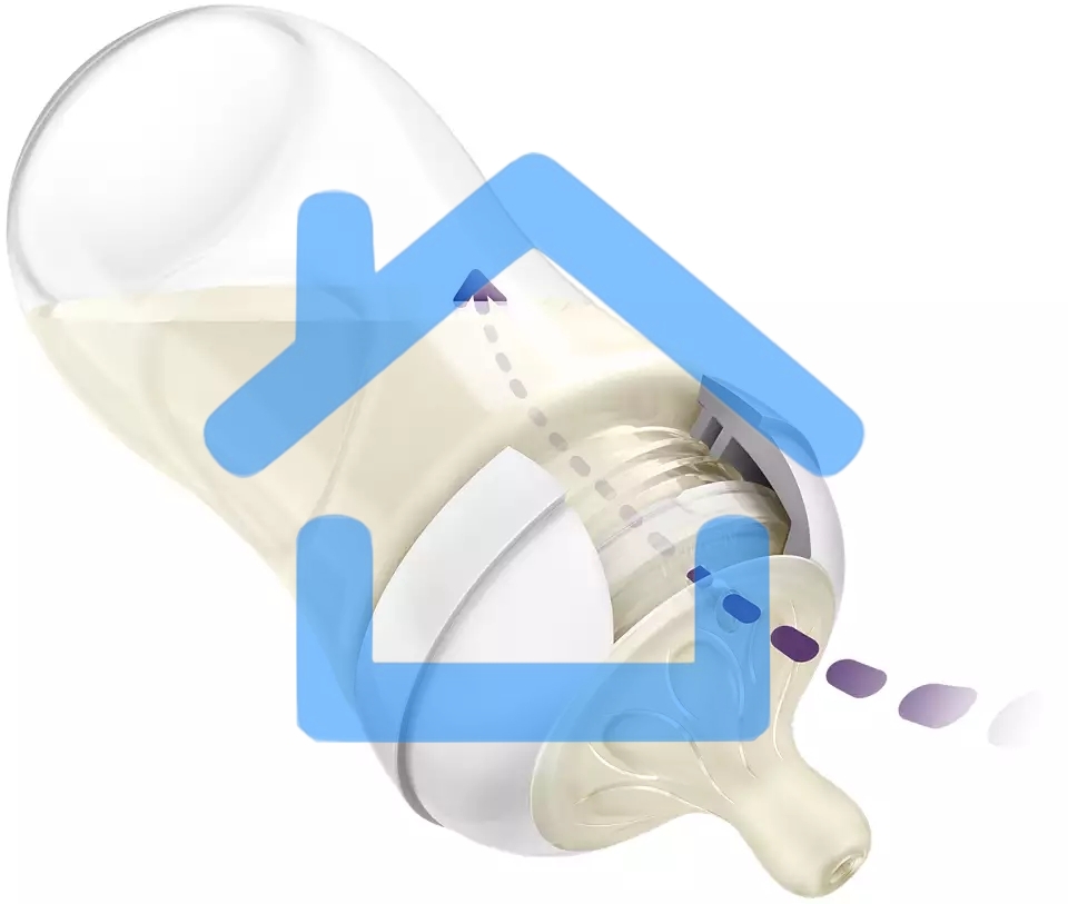 Бутылочка для кормления Philips SCY903/11 250 мл, 1 шт, серия NATURAL Response, пластик, PINK