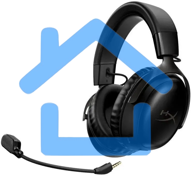 Наушники с микрофоном HyperX Cloud III черный мониторные Radio оголовье (77Z45AA)
