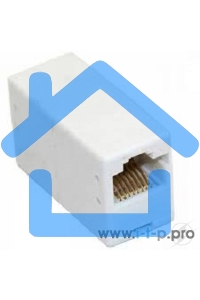 Коннектор проходной адаптер RJ45 Gembird Соединитель RJ-45F/RJ-45F TA350/1