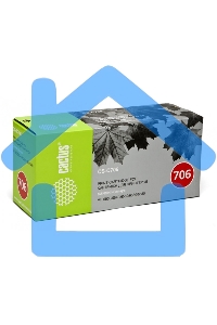 Картридж лазерный Cactus CS-C706 черный (5000 стр.) для Canon MF6530/6540/6550/6580