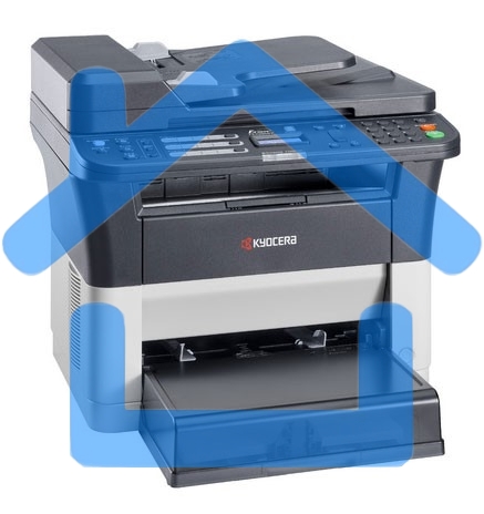 МФУ лазерное Kyocera Ecosys FS-1125MFP (1102M73RU0/1102M73RUV/1102M73RU2/1102M73NX2/1102M73DZ2), A4, ч/б, печ. до 25 стр/мин., скан. до 18 стр/мин. (ч/б) 6 стр/мин. (цвет), 600 x 600 dpi, USB, RJ-45