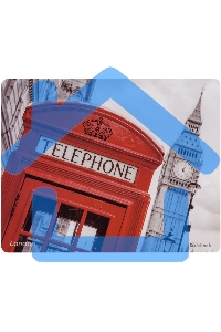 Коврик для мыши Defender Journey 240x190x0.4 мм, 6 видов