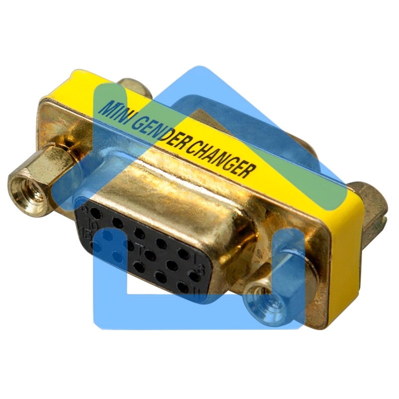 Переходник Rexant (17-6817) ПЕРЕХОДНИК гн.VGA - гн.VGA GOLD