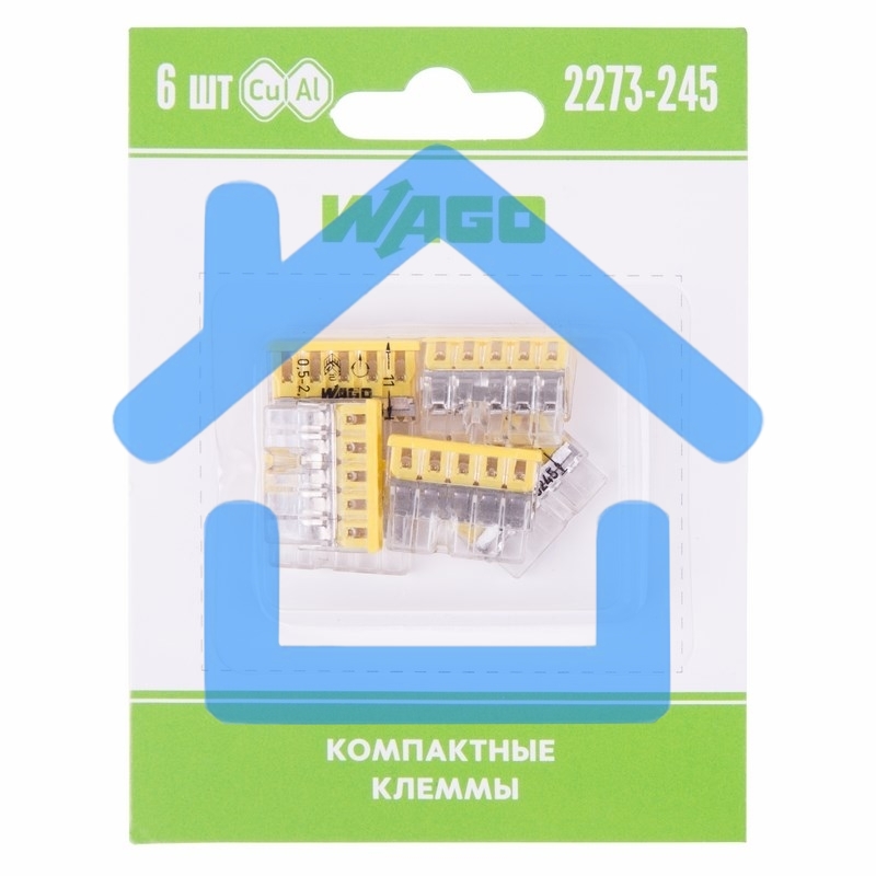 Клемма 5-х проводн. для распред. короб. (с контактн. пастой 