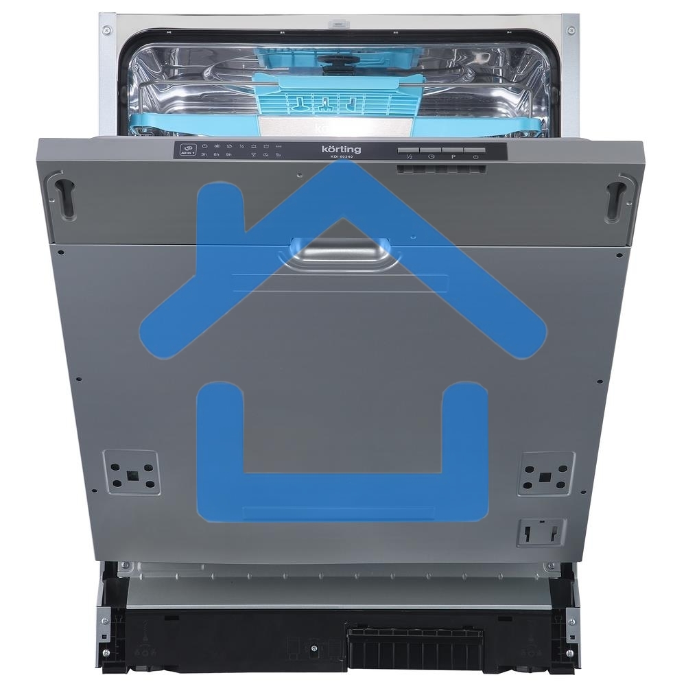 Встраиваемая посудомоечная машина Korting KDI 60340, серый, 59.8 см, 14 компл., 49 дБ, класс A++