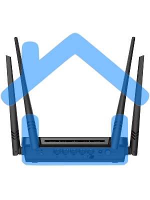 Роутер D-Link DIR-822/RU/E1A, Wireless AC1200 Dual-Band Router with 1 10/100Base-TX WAN port and 4 10/100Base-TX LAN ports.802.11b/g/n compatible, 802.11AC up to 866Mbps,1 10/100Base-TX WAN port, 4 10/100B