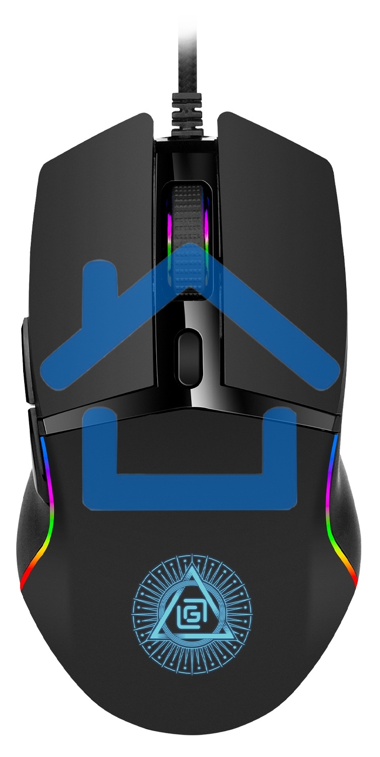 Мышь проводная Oklick 717G PROPHECY черный, 6400 dpi, USB, кнопки - 6