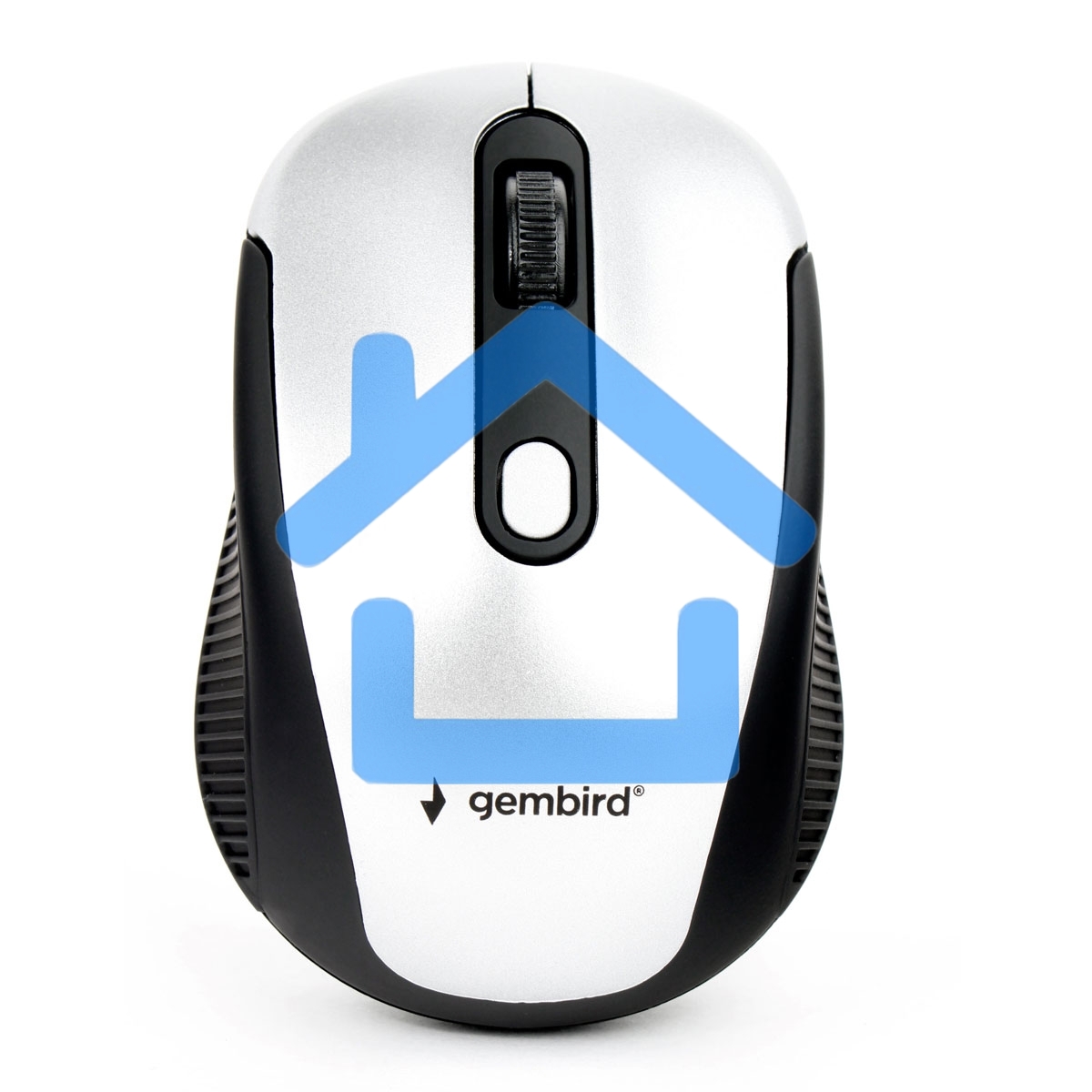 Мышь беспроводная Gembird MUSW-420-4 серебристый, 1600 dpi, радиоканал, USB, кнопки - 4