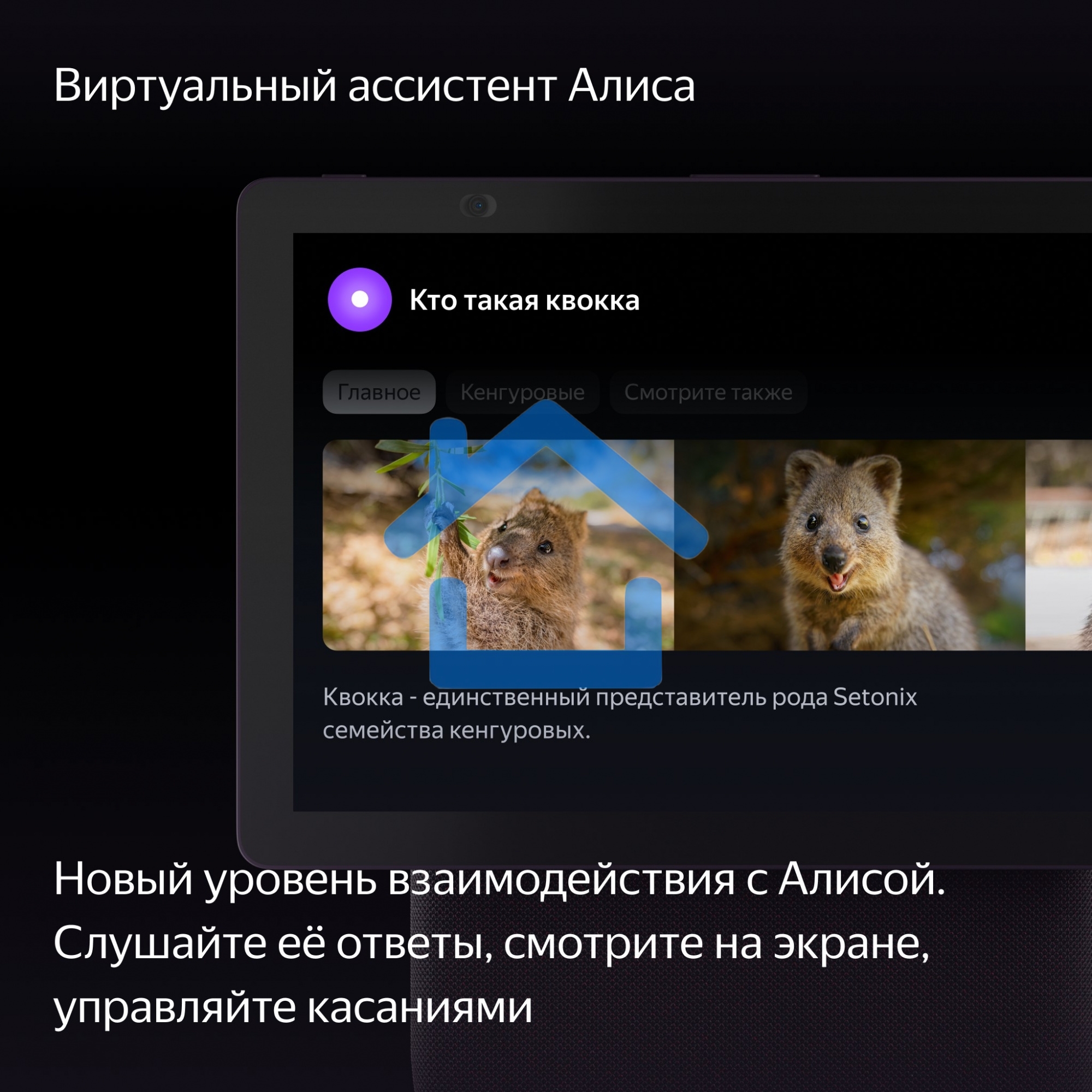 Умная колонка с дисплеем Яндекс Станция Дуо Макс, Zigbee, 60Вт, с голосовым ассистентом Алиса на YaGPT, красный (YNDX-00055RED)